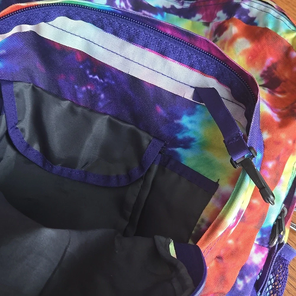 Jan-Sport TransTie-Dye Multi-Compartment Zipper Backpack
